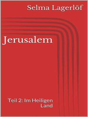 cover image of Jerusalem, Teil 2--Im Heiligen Land